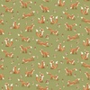 Andover Fabrics Hello Autumn Fox Tales Green