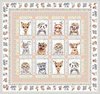 Little Darlings Woodland (Pink) Free Quilt Pattern