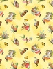 Wilmington Prints Gnome Grown Critter Toss Yellow