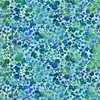 In The Beginning Fabrics Allure Flowering Vines Blue