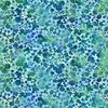 In The Beginning Fabrics Allure Flowering Vines Blue