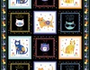 Wilmington Prints Fe-Line Frisky Craft Panel Multi