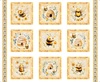 QT Fabrics Buzz, Buzz, Buzz Bee Picture Patches Panel Multi
