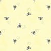 Blank Quilting Folk Garden Bees Yellow