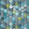 Studio E Fabrics Another Dimension Hexi's Silver