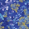 Benartex Metallic Impressions Metallic Sprigs Cobalt