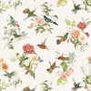 Clothworks Hummingbird Days Toile Light Cream