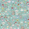 Andover Fabrics Afternoon Tea Time Teal