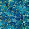In The Beginning Fabrics Allure Mums Blue