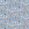 P&B Textiles Polar Pals Scenic One-Way Blue