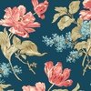 Andover Fabrics Lighthouse Front Porch Bouquet Navy