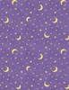 Wilmington Prints The Boo Crew Stars and Moons Toss Purple