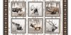 Henry Glass Woodland Whispers Block Panel Multi