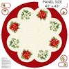 Northcott Holiday Joy Tree Skirt Panel Cream/Multi