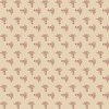 Marcus Fabrics Pint Size Neutrals Ferny Plant Red