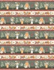Wilmington Prints Harvest Blooms Repeating Stripe Multi