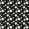 Benartex Delightful Daisies Daisy Love Black