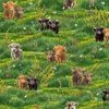 Windham Fabrics Highland Hooves Highland Calves Highland Green