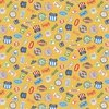 Michael Miller Fabrics Whistle Stop Tour Just the Ticket Yellow