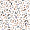 QT Fabrics Night Owls Foliage White