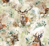 Hoffman Fabrics Forest Fawn Deer Woodland