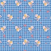 Maywood Studio Dilly Dally Floral Grid Blue