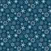 Riley Blake Designs Winter Magic Snowflakes Navy