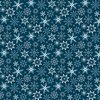 Riley Blake Designs Winter Magic Snowflakes Navy