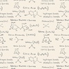 Blank Quilting Science Lab Molecular Formulas Ivory