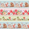 Studio E Fabric In The Thicket Border Stripe Blue/Multi