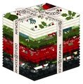 Holly Jolly Flannel Fat Quarter Bundle by Maywood Studio
