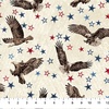 Northcott Stonehenge Stars and Stripes 13 Eagles Beige/Multi