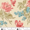 Andover Fabrics Lighthouse 108 Inch Wide Backing Fabric Front Porch Bouquet Wide Sand