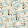 Blank Quilting Comfort and Joy Scenic Deer Ivory