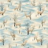 Blank Quilting Comfort and Joy Scenic Deer Ivory