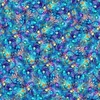 QT Fabrics Fantasia Organic Abstract Blue