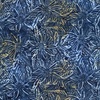 Timeless Treasures Tonga Batik Moonlit Large Flowers Indigo