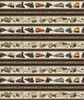 QT Fabrics Steam & Steel Train Border Stripe Multi