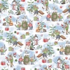 P&B Textiles Frost and Fable Festive Scenic Light Blue