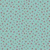 Andover Fabrics Afternoon Tea Cherry Crush Teal