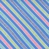 Moda Picnic Pop Straw Stripe Bright Blue