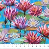 Northcott Lotus Blue/Multi
