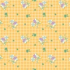 Maywood Studio Dilly Dally Floral Grid Yellow