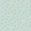 Andover Fabrics Sewing Bird Good Scissors Blue Quartz