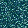 Michael Miller Fabrics Flower Lake Leaves Midnight