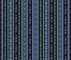 QT Fabrics Fantasia Floral Border Stripe Black