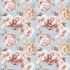 Riley Blake Designs Daybreak on the Prairie Peonies Blue