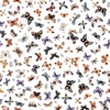 QT Fabrics Night Owls Moths White