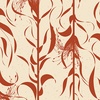 Benartex Wishflower Broomcorn Orange/Natural