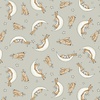 Clothworks Guess How Much I Love You Sleepy Hares Light Taupe